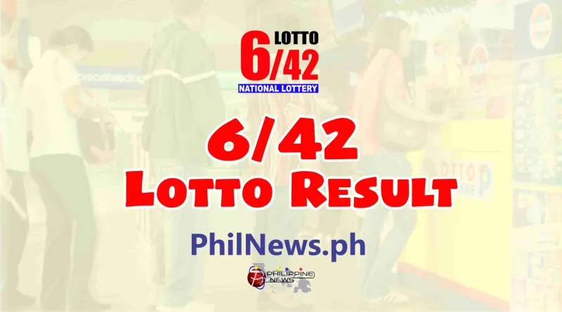6/42 Lotto Result: June 23, 2026