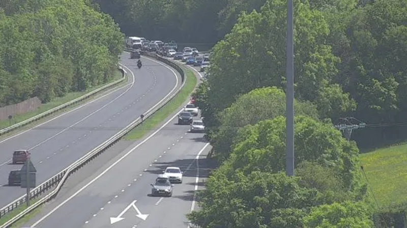 A55 crash causes delays near Dobshill and Ewloe