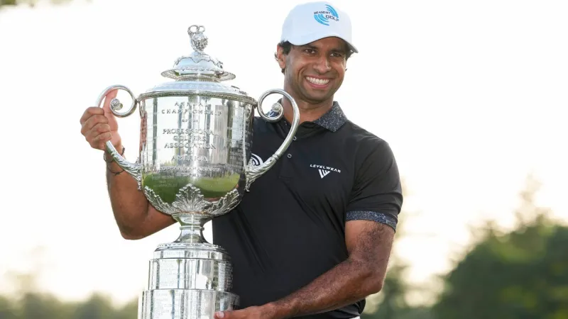 Aaron Rai wins PGA Championship for first major