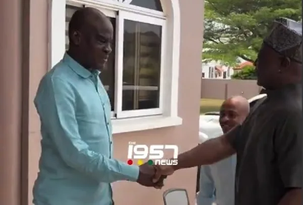 Abedi Pele and Dede Ayew meet Education Minister Iddrisu