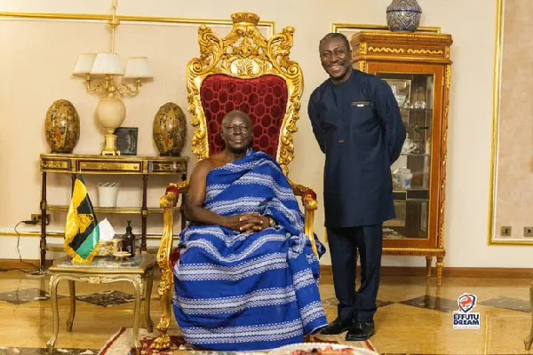 Afenyo-Markin Meets Otumfuo Osei Tutu II on NPP Rebuilding