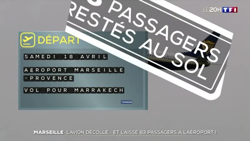 Un avion décolle en laissant 83 passagers à l'aéroport de Marseille