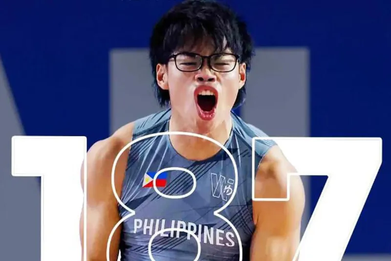 Albert Delos Santos wins gold at 2026 IWF Junior Worlds