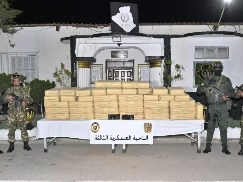 Algerian Army Seizes 1.4 Tons of Processed Cannabis