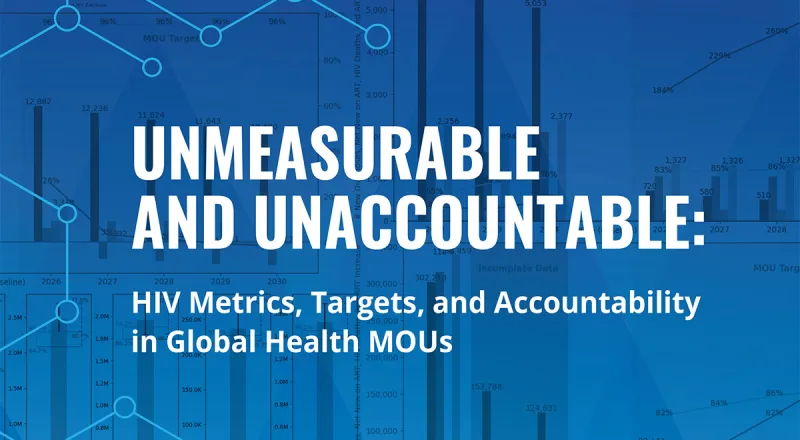 amfAR: HIV Funding MOUs Fall Short