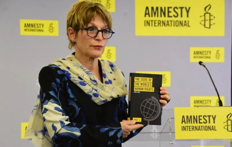 Amnesty slams 'cowardice,' urges resistance to 'predators'