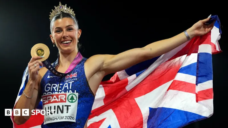 Amy Hunt wins 200m gold at European Championships