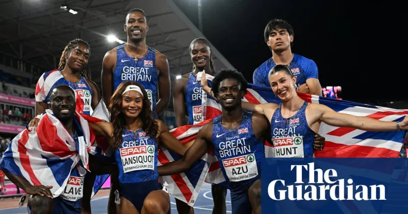 Amy Hunt wins third European gold in relay triumph