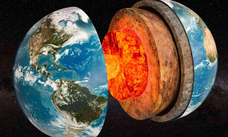Ancient Tectonic Slabs Warp Earth's Deep Interior
