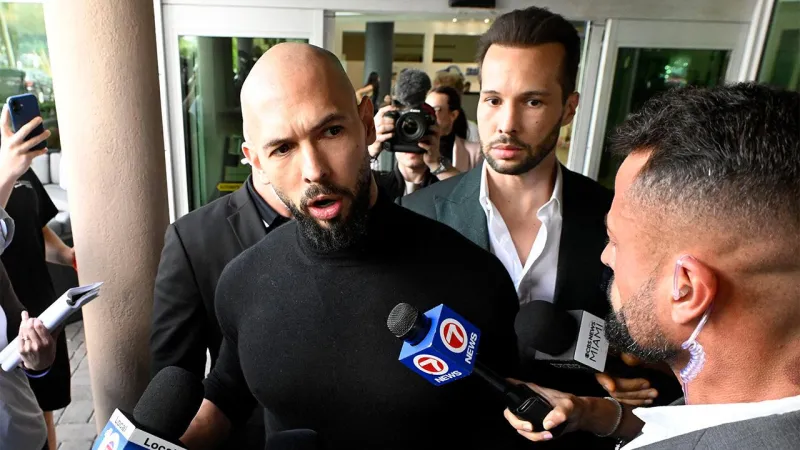 Andrew Tate's $10K Bounty Post Sparks Witness-Intimidation Fears