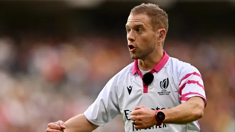 Angus Gardner to Referee Argentina vs England