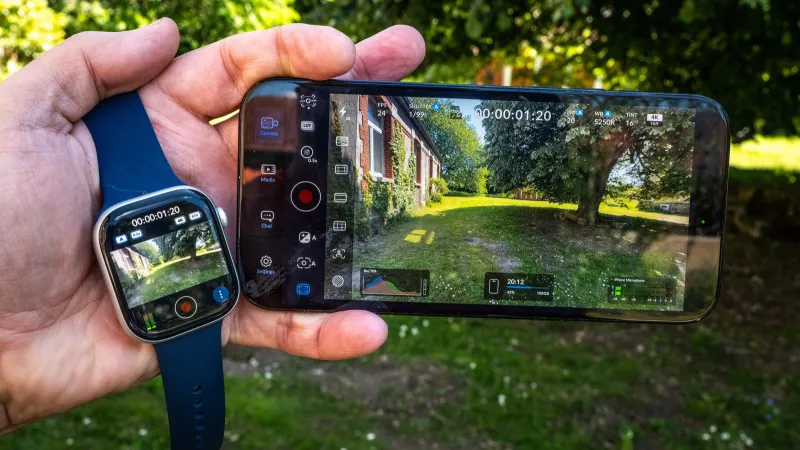 L'Apple Watch contrôle désormais l'application Blackmagic Camera