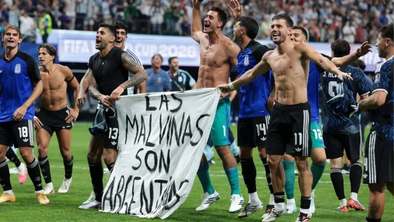 Argentina Players Face FIFA Probe Over Falklands Banner
