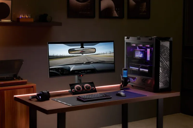 ASUS ROG dévoile les moniteurs Strix OLED XG34WCDMS et XG129C