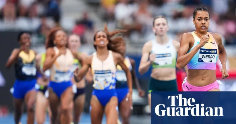 Audrey Werro nearly breaks 800m world record at Paris Diamond League