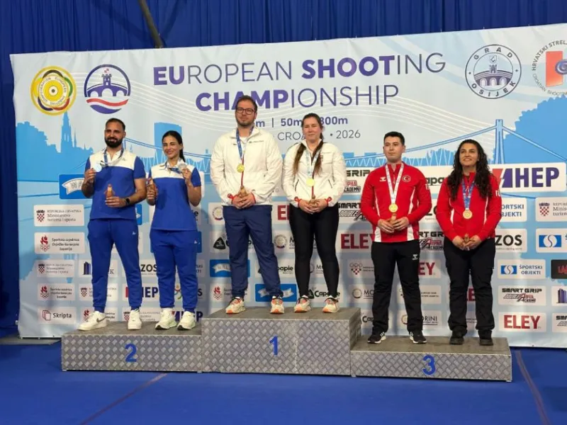Azerbaijani Shooters Win Silver at European Championship in Croatia
