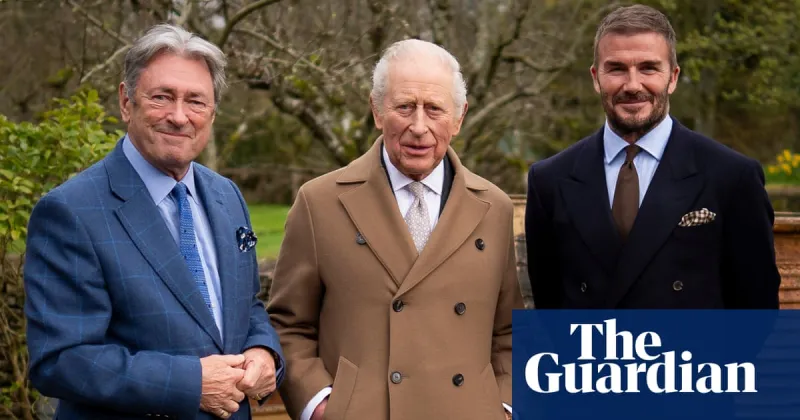 Beckham Joins King Charles at Chelsea Flower Show