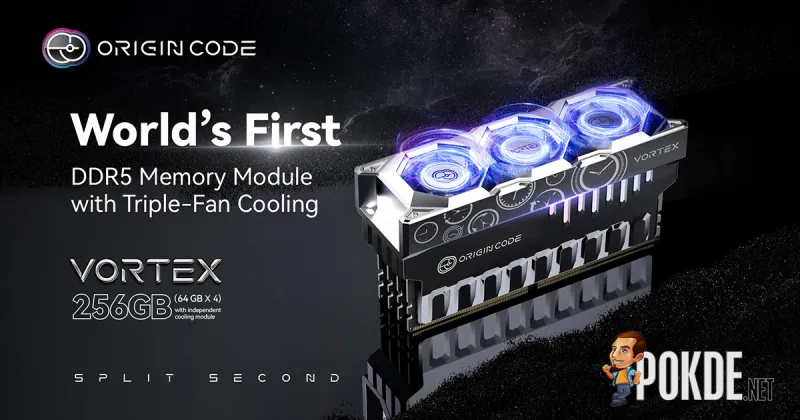 Biwin Origin Code VORTEX DDR5 with Triple Fan