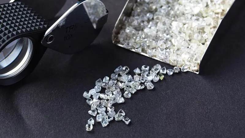 Les recettes d'exportation du Botswana chutent de 5,4 milliards de P