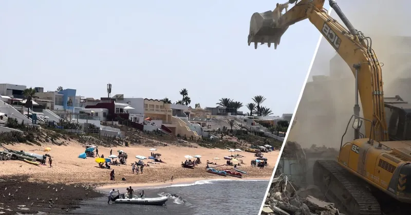 Bouznika Villas Face Demolition Over Coastline