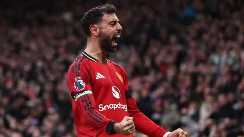 Bruno Fernandes ranks among Europe's top players
