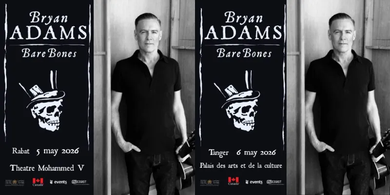 Bryan Adams se produira pour la première fois au Maroc en 2026