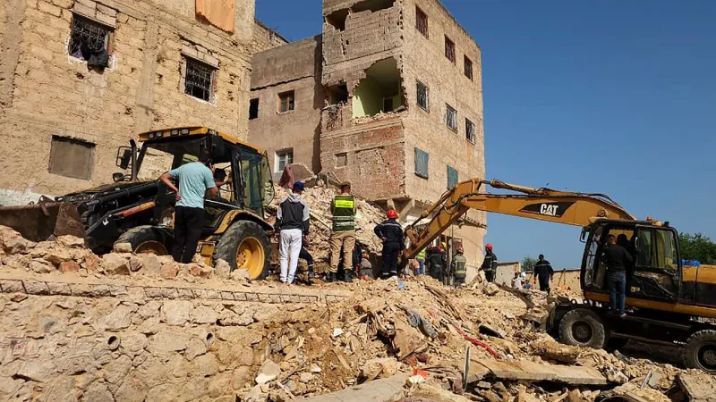 Effondrement d'un immeuble au Maroc : 15 morts, nombreux blessés