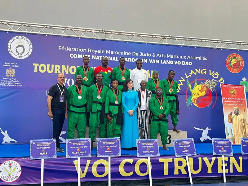 Burkina Faso Wins International Võ Cổ Truyền Tournament