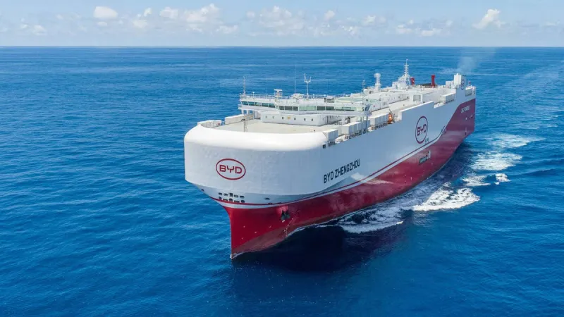 BYD's Secret Weapon: A Navy of Ships for Global EV Push