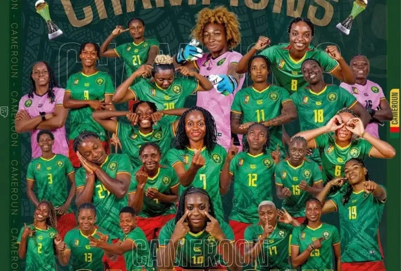 Cameroon wins first Women's AFCON title, beats Malawi 3-0