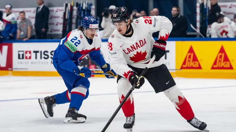 Canada beats Slovakia 6-3 at ice hockey worlds