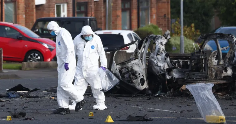Car bomb explodes near police station in Dunmurry, NI
