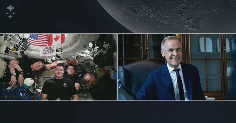 Carney Calls Astronaut Hansen Amid Space Mission