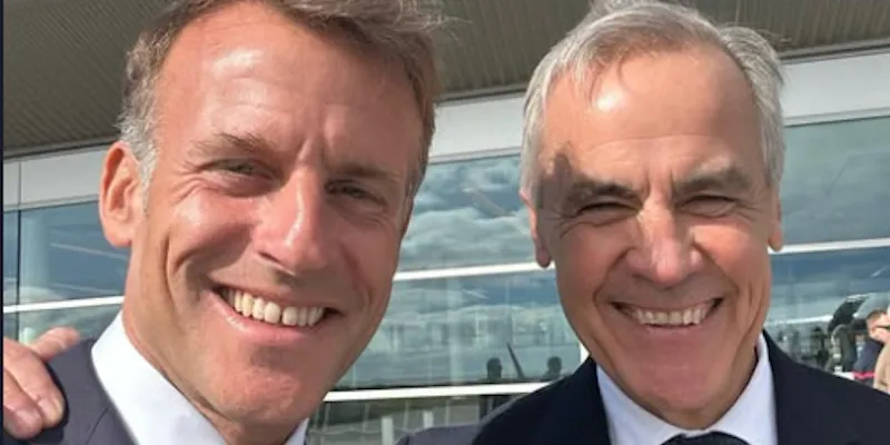 Carney, Macron to Continue Talks at UN