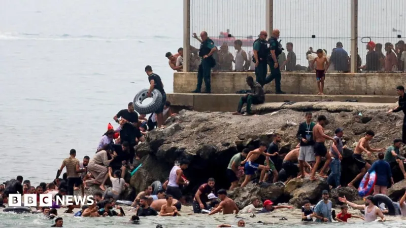 Ceuta sees migrant influx from Morocco, leader says
