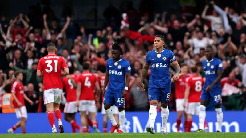 Chelsea's season hits new low with 3-1 home defeat to Forest