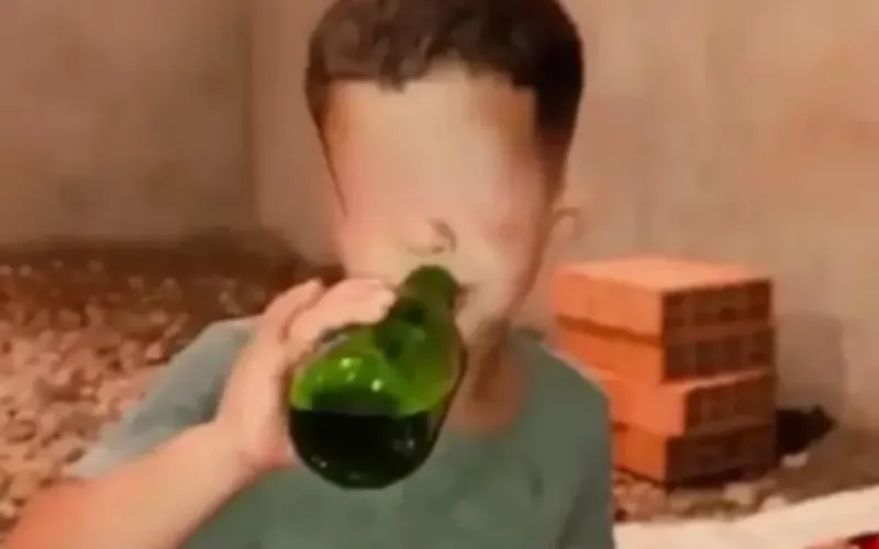 Child Forced to Drink Alcohol Video Sparks Outrage