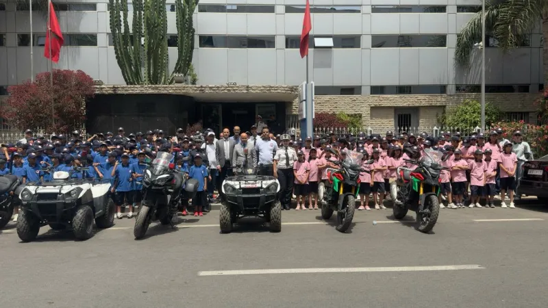 Children of National Security Families Enjoy Summer in Bouznika