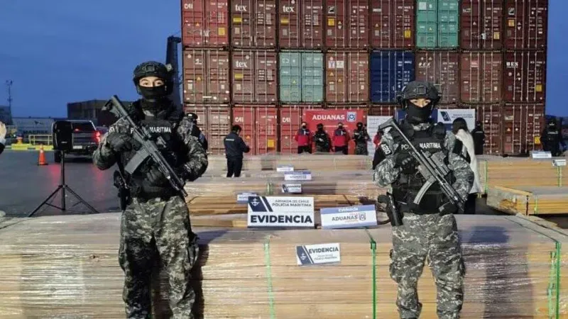 Chile seizes 100 tons of drugs in Bolivian wood