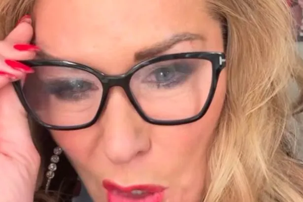 Claire Sweeney suffers face injury in fall