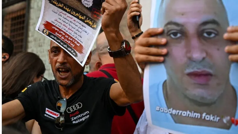 Clashes Erupt at Bologna Tribute to Abderrahim Fakir