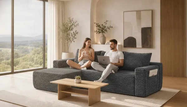 Cloud Couch Dupe: $300 L-Shaped Sectional