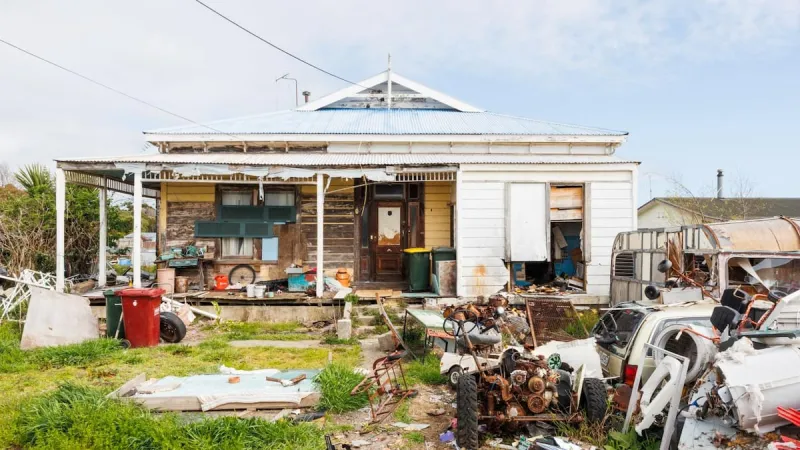 Cluttered Foxton home listed for sale goes viral