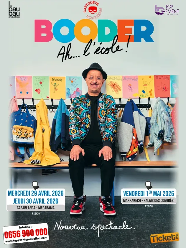 L'humoriste Booder annonce des dates à Casablanca et Marrakech