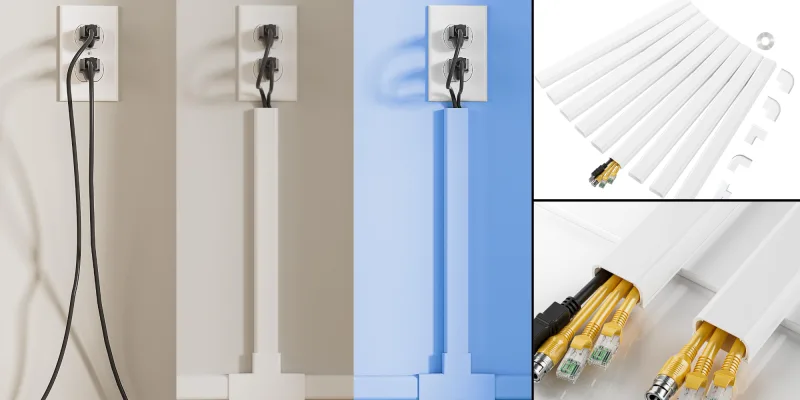 Kit de cache-câbles pour gestion des fils disponible en ligne