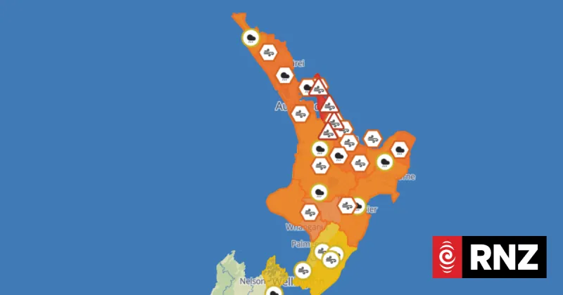 Le cyclone Vaianu menace l'île du Nord de la Nouvelle-Zélande