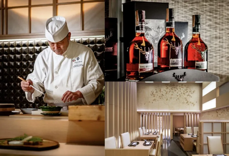 Dîner Dalmore au Yamazato de l'Hôtel Okura Manille le 29 mai
