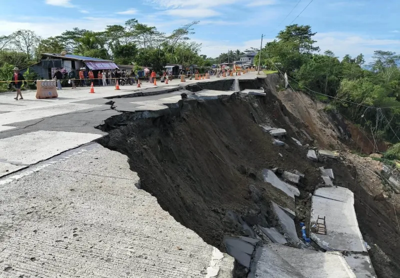Davao-Bukidnon Highway Closed Due to Road Slip