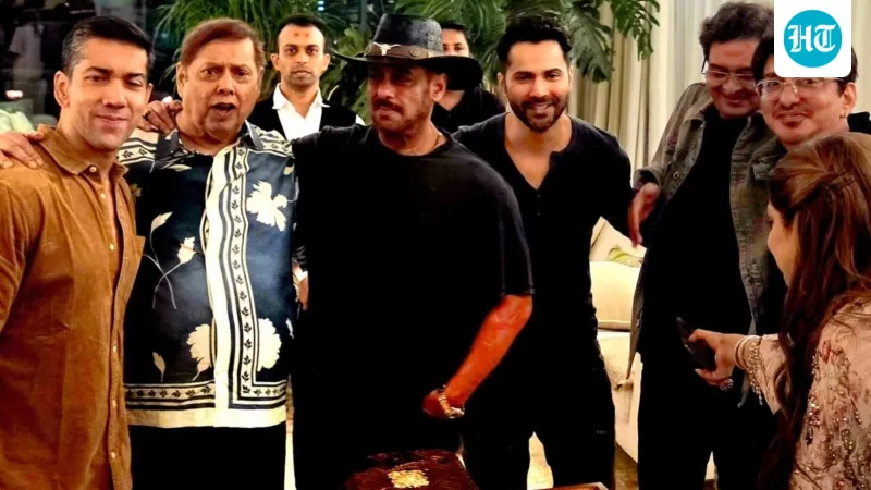 David Dhawan fête ses 75 ans avec Salman Khan