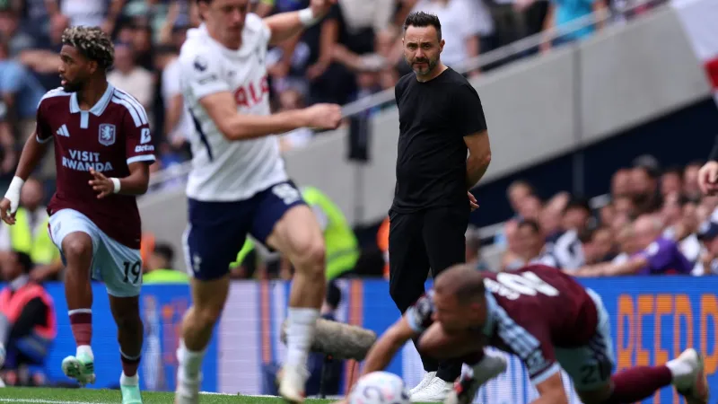 De Zerbi muet après la défaite de Tottenham